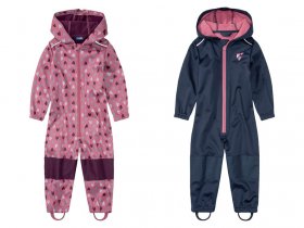lupilu® Kleinkinder Matsch- und -Buddel-Overall, aus 3-lagigem Softshell-Material