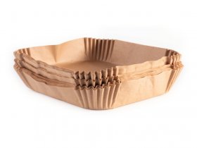 RACHS KOCHWERK Backpapier-Schalen für Heißluft-Fritteusen 100er-Set
