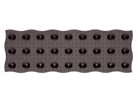 GARANTIA MAXI-Beetplatte 70 x 24 cm Gartenzubehör braun