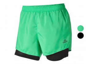 CRIVIT Herren Funktionsshorts mit Innenhose in Radler-Form