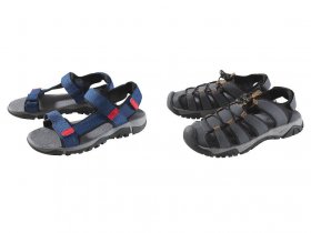 CRIVIT Herren Trekkingsandalen, mit gepolsterten Riemen