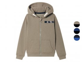 Kinder Sweatjacke, mit gummiertem Print
