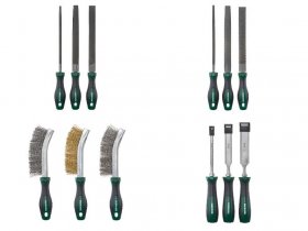 PARKSIDE® Feilen-Set / Raspel-Set / Drahtbürsten-Set / Stechbeitel-Set, 3-teilig