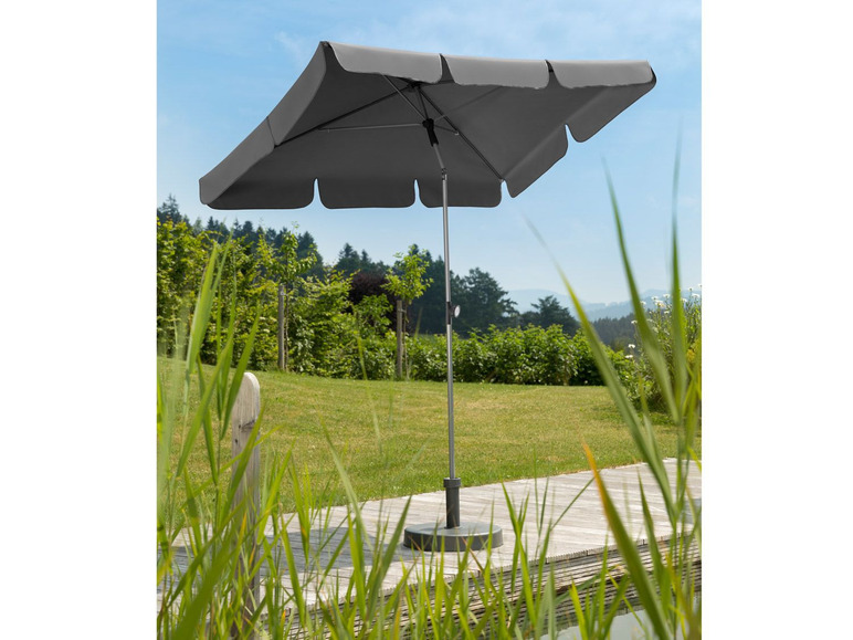 Schneider Schneider Sonnenschirm »Locarno«, rechteckig, 50+ UV-Schutz, 2-teiliger Stock, mit Knicker