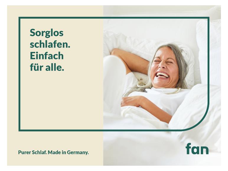 f.a.n. Medisan fan Medisan Topper »Softly Komfort«, mit Kaltschaum-Kern, 7-Zonen-Wellenstruktur