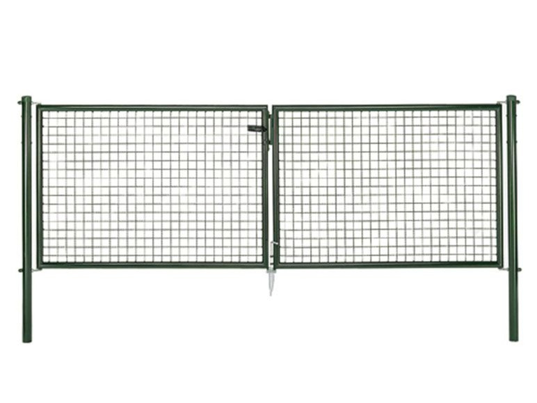 ALBERTS Wellengitter-Doppeltor für Maschendrahtzäune, Breite 3000 mm