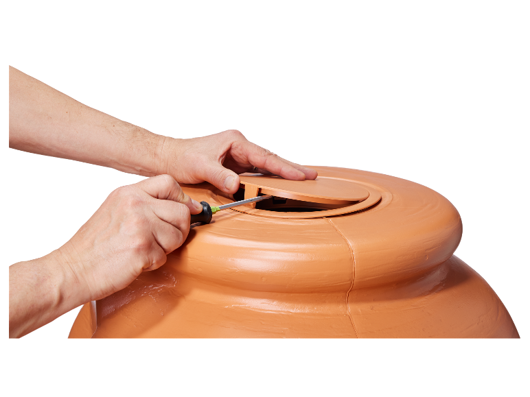 4rain 4rain Regentonne »Amphora«, mit 330 oder 500 Liter Volumen, inklusive Regensammler