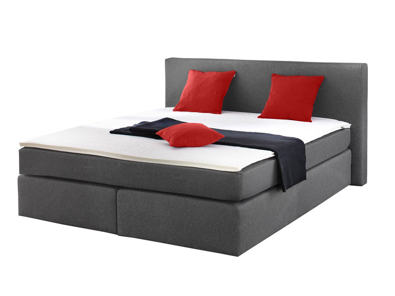 SUN GARDEN SUN GARDEN Boxspringbett »DARWIN«, mit Komfortschaum-Topper & Federkernmatratze