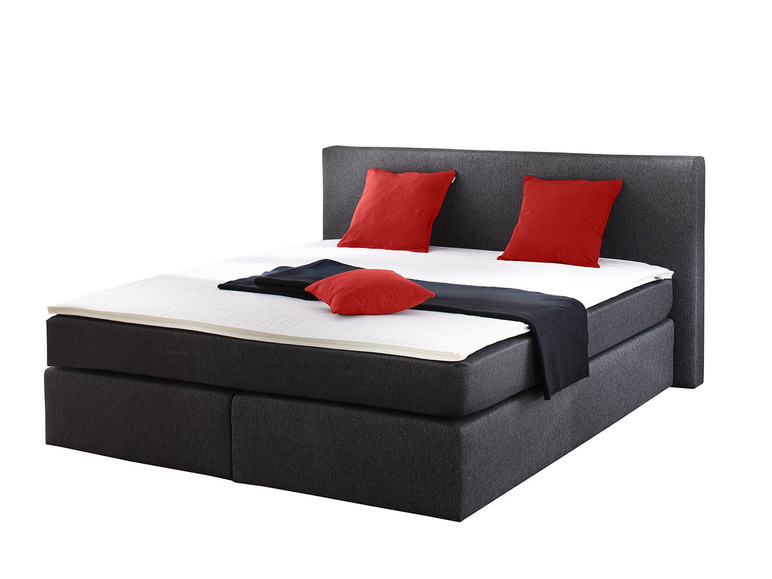 SUN GARDEN SUN GARDEN Boxspringbett »DARWIN«, mit Komfortschaum-Topper & Federkernmatratze