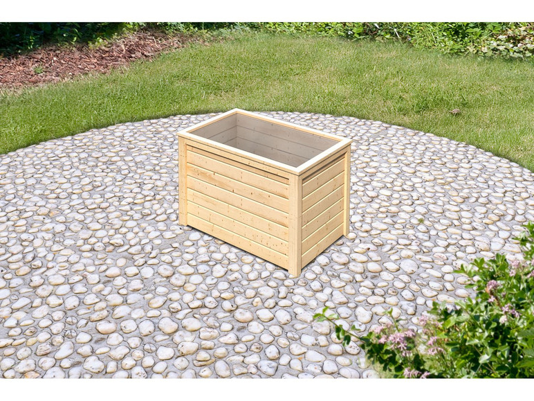 Karibu Karibu Hochbeet »Lyss«, aus Holz, mit Folie