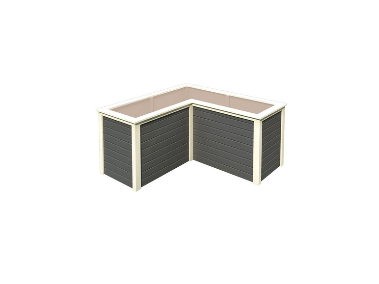 Karibu Karibu Hochbeet »Lyss«, aus Holz, mit Folie