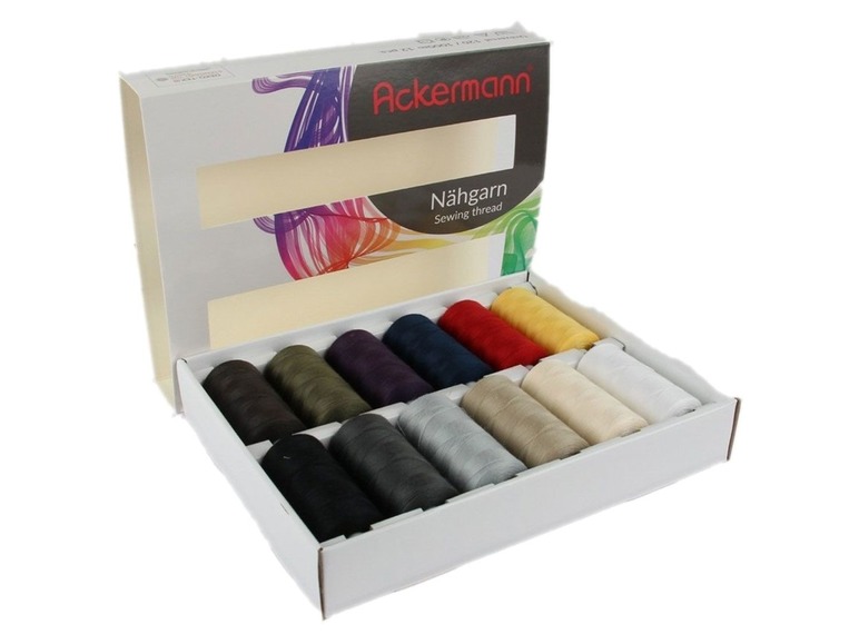 Ackermann Ackermann Nähgarn, 12-teilig