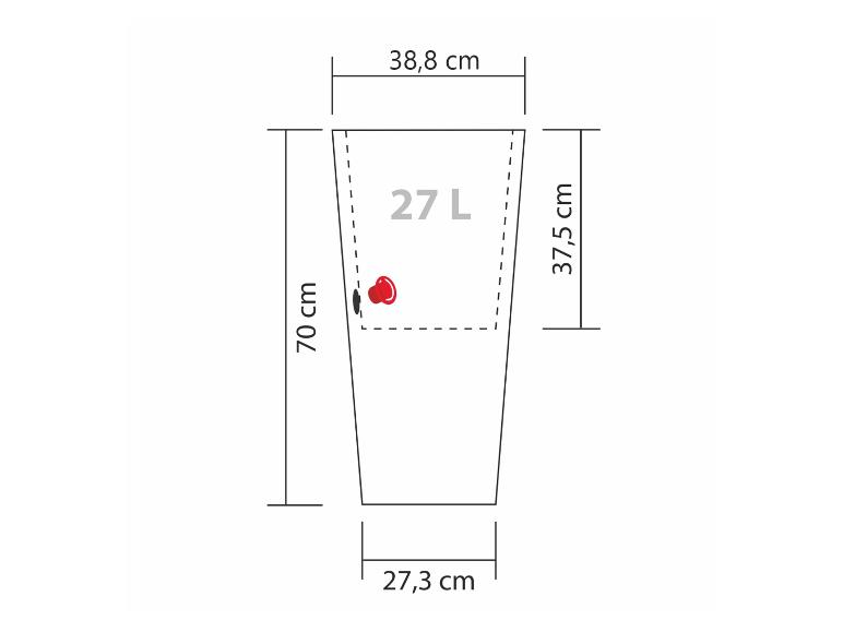 Scheurich Scheurich Pflanzgefäß »Coneo High«