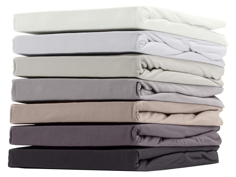 Biberna Biberna Jersey Spannbettlaken, für Boxspringmatratzen, enthält Baumwolle und Elasthan