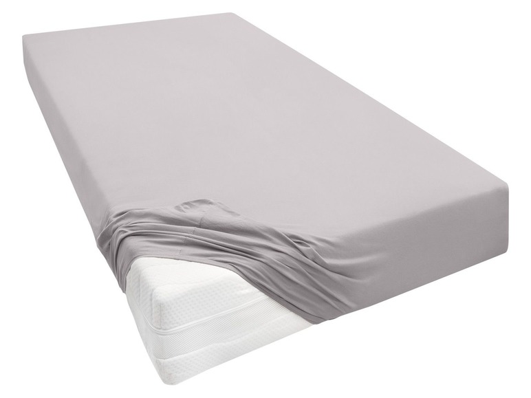 Biberna Biberna Jersey Spannbettlaken, für Boxspringmatratzen, enthält Baumwolle und Elasthan