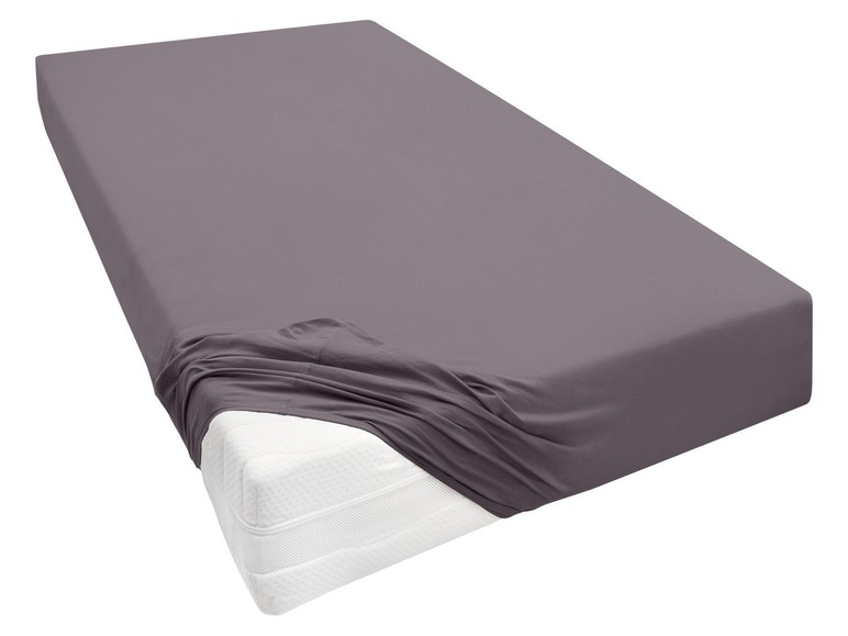 Biberna Biberna Jersey Spannbettlaken, für Boxspringmatratzen, enthält Baumwolle und Elasthan
