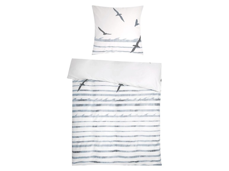Primera Primera Satin Bettwäsche »Sea Breeze« Birds