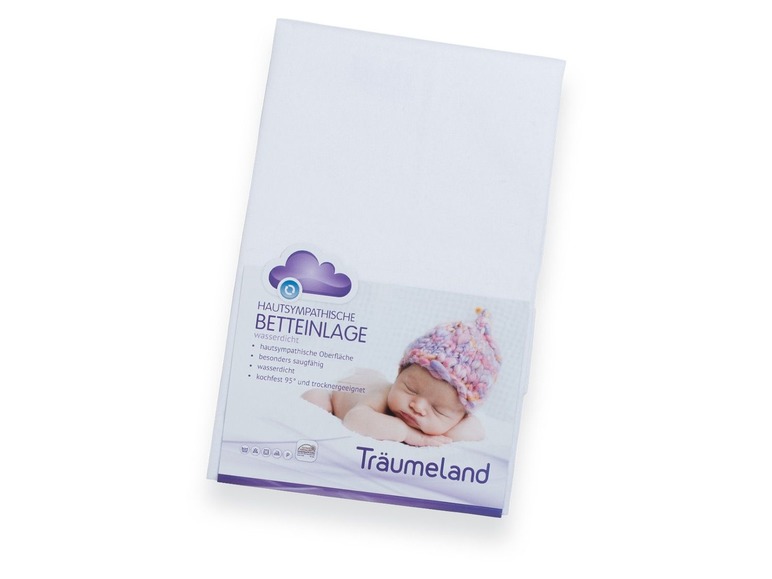 Träumeland Träumeland Moltonauflage mit Nässeschutz für Babys, hautsympathisch