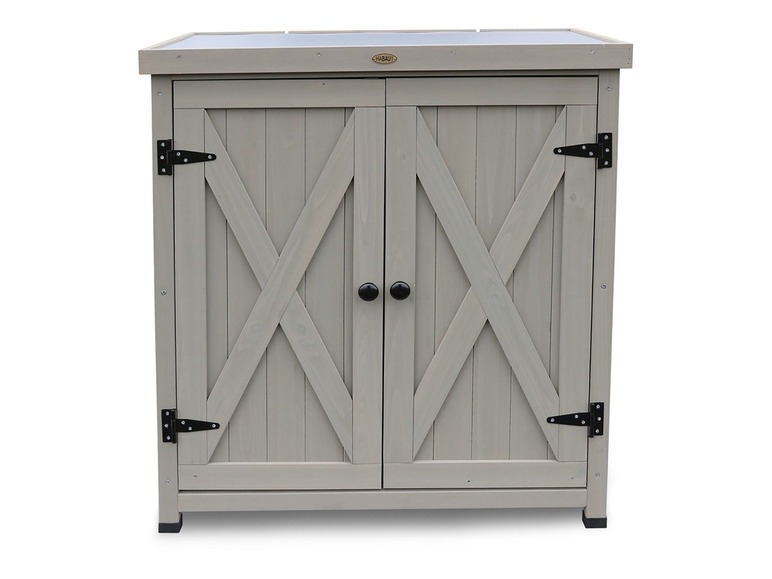 HABAU HABAU Gartenschrank »Laura«, 80 x 45 x 92 cm, grau