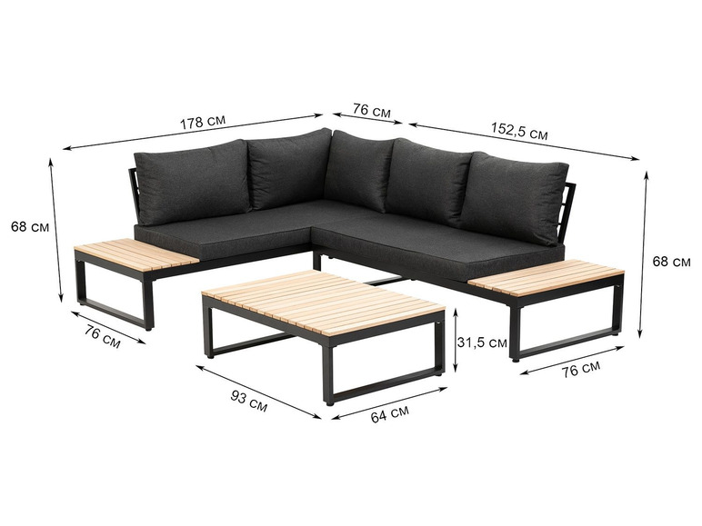 Greemotion greemotion Aluminium Lounge-Set »Rio«
