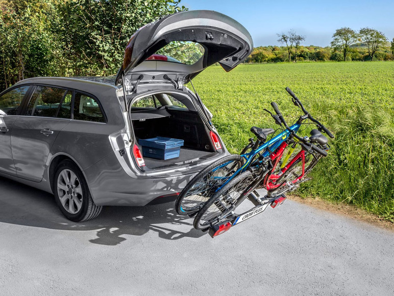 EUFAB EUFAB Heckträger »Crow Plus«, für 2 Räder, Abklappmechanismus, abschließbar, erweiterbar