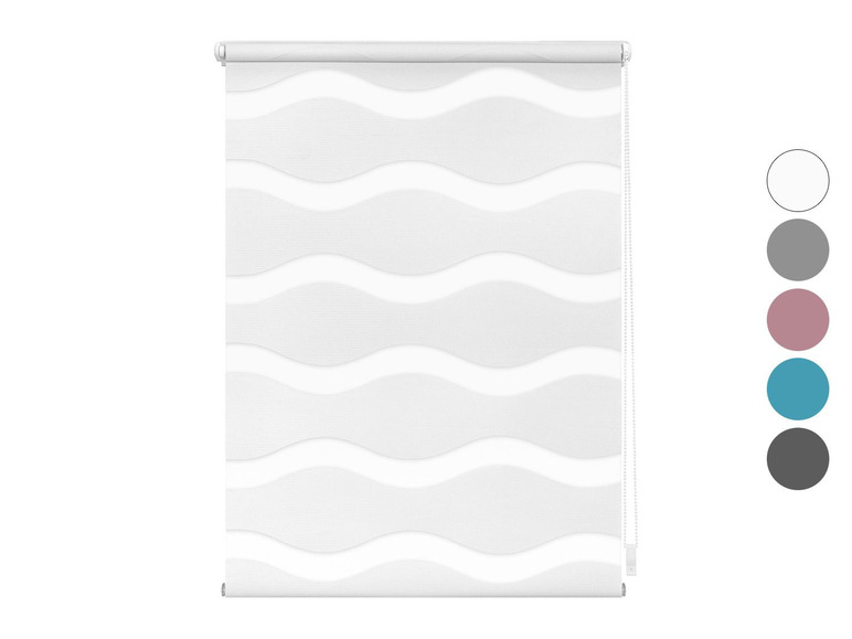 Lichtblick Lichtblick Duo Rollo Welle Klemmfix, ohne Bohren, ab 45 x 150 cm