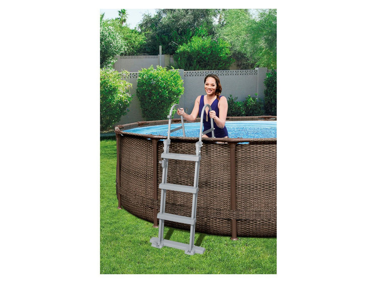 Bestway »Steel Pro Max™ DELUXE SERIES™« Set, mit Filterpumpe und Leiter Ø 366 x H 100 cm