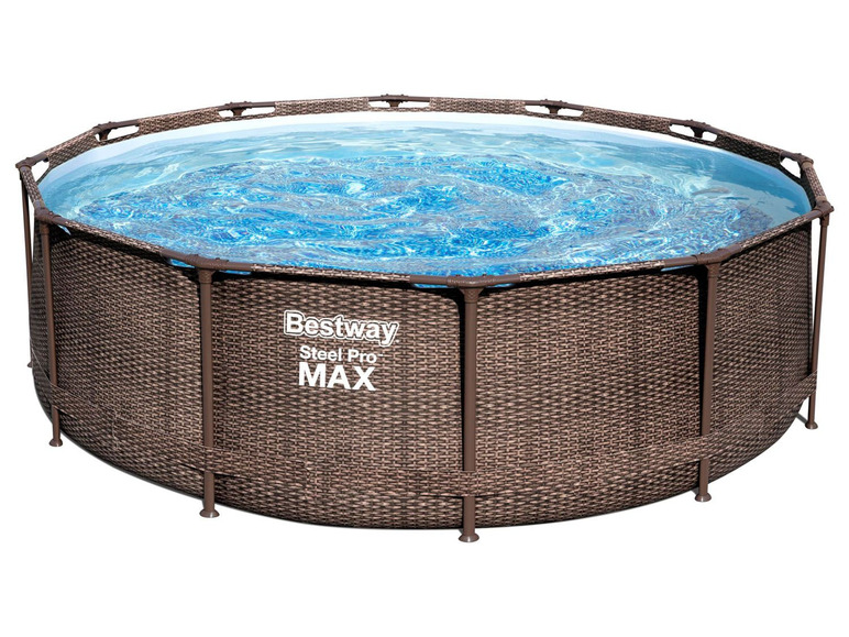 Bestway »Steel Pro Max™ DELUXE SERIES™« Set, mit Filterpumpe und Leiter Ø 366 x H 100 cm