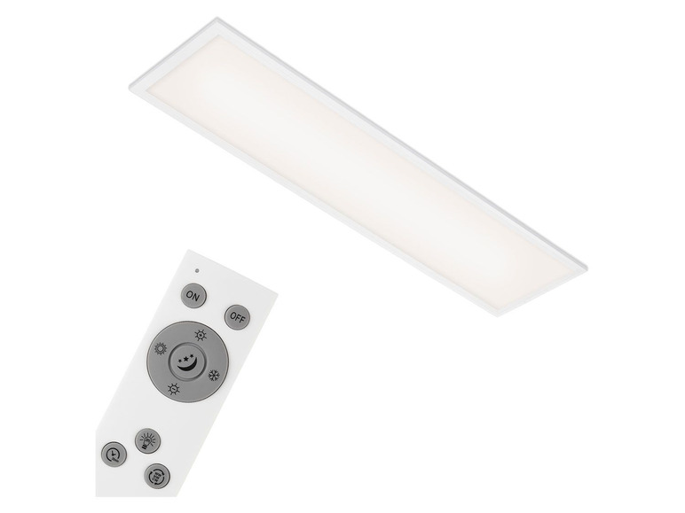 Briloner LED Decken-Panel, dimmbar, Farbtemperatursteuerung 1 x 0,25m