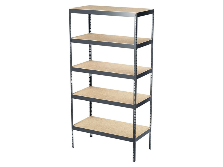 PARKSIDE® Schwerlastregal, pulverbeschichtet, 180x92x46 cm, 5 Böden