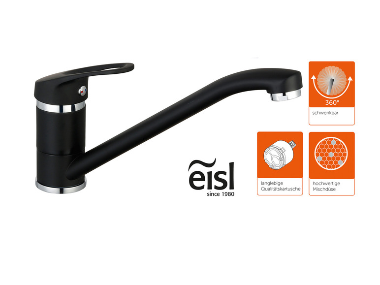Eisl Küchenarmatur »SPEED«, mit 360° Schwenkbereich