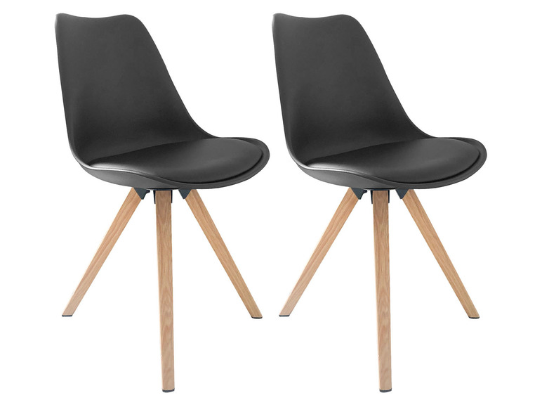byLIVING Stuhl »Kira« 2er Set, in modernem, skandinavischem Stil
