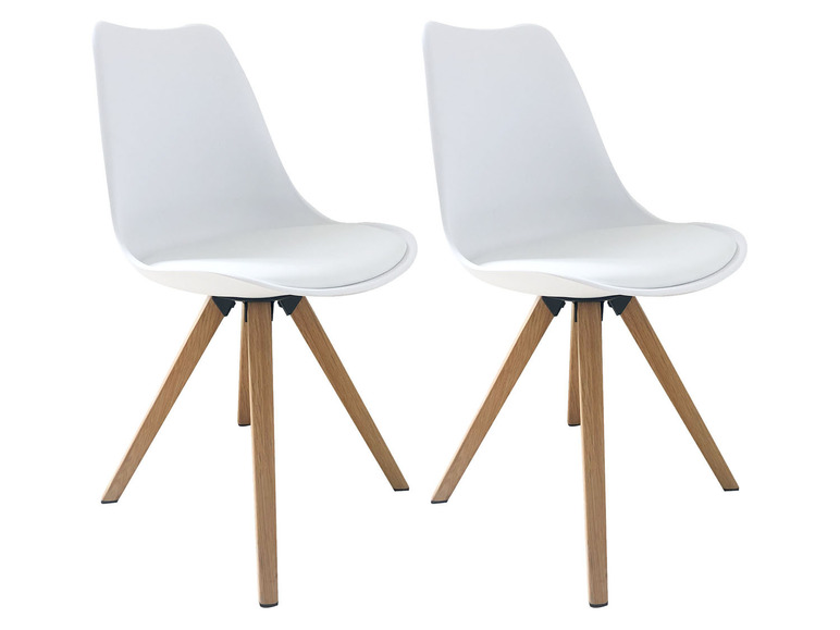 byLIVING Stuhl »Kira« 2er Set, in modernem, skandinavischem Stil