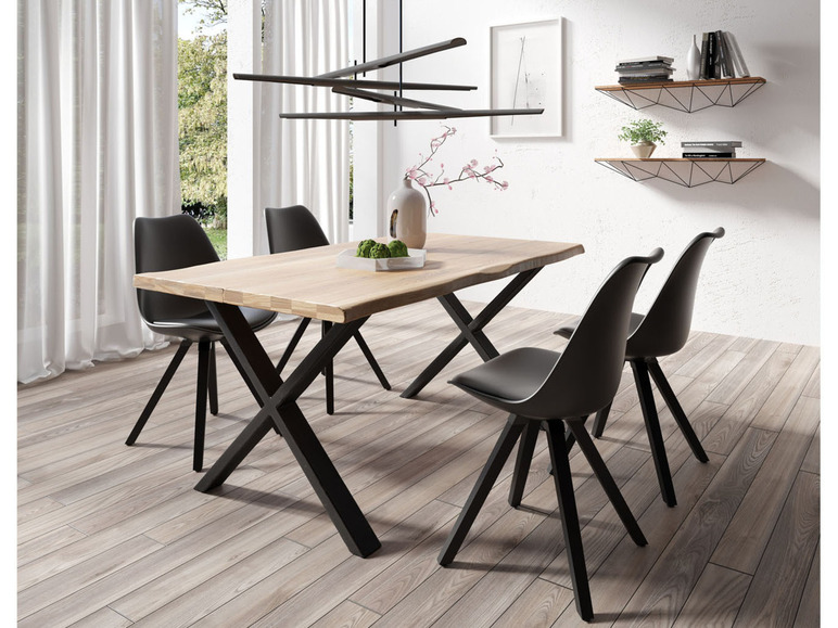 byLIVING Stuhl »Kira« 2er Set, in modernem, skandinavischem Stil