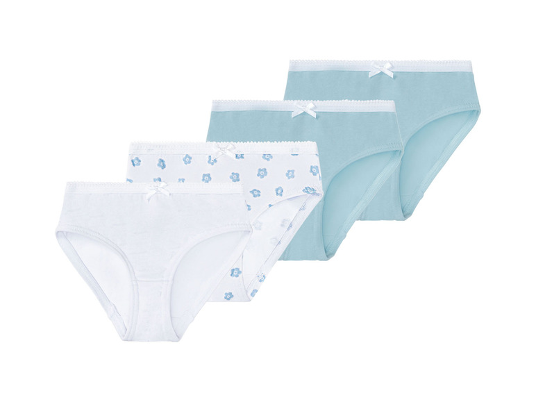 lupilu® Kleinkinder Slips, 4 Stück, mit Bio-Baumwolle