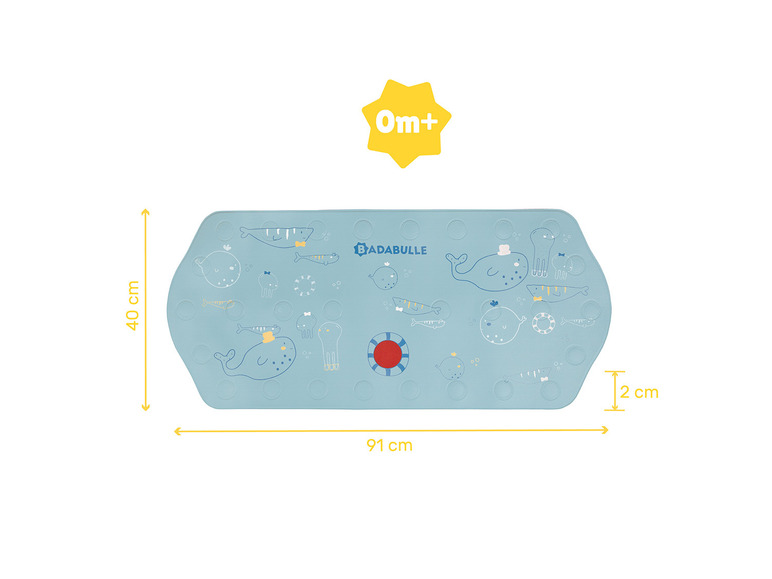Badabulle XXL Badematte mit Thermometer »Meerestiere«, L 40 x B 91 cm