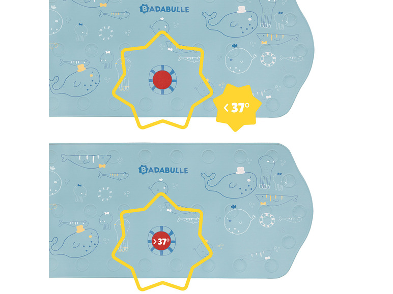 Badabulle XXL Badematte mit Thermometer »Meerestiere«, L 40 x B 91 cm