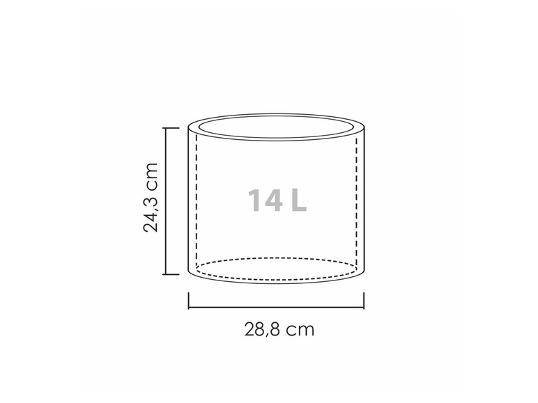 Scheurich Pflanzgefäß »Riva«, Kunststoff, rund