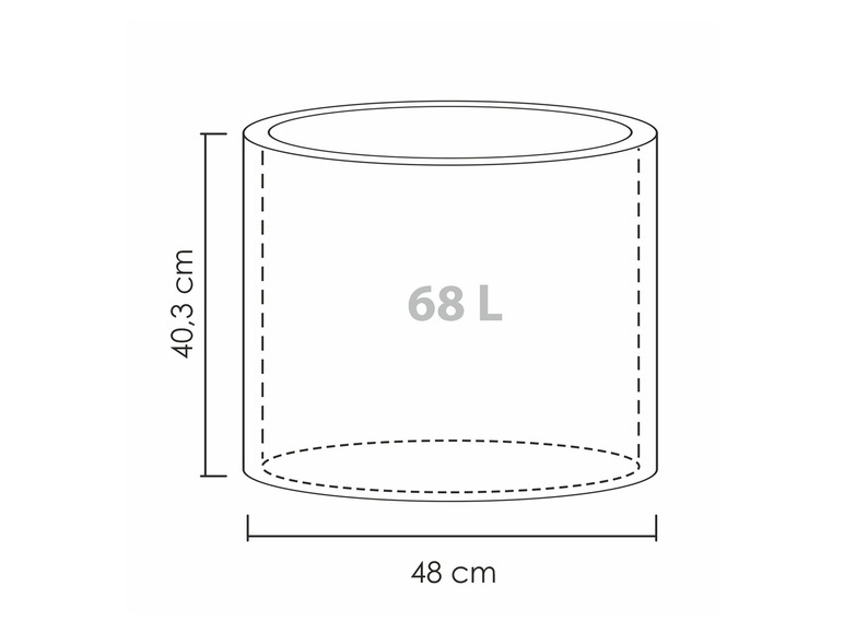 Scheurich Pflanzgefäß »Riva«, Kunststoff, rund