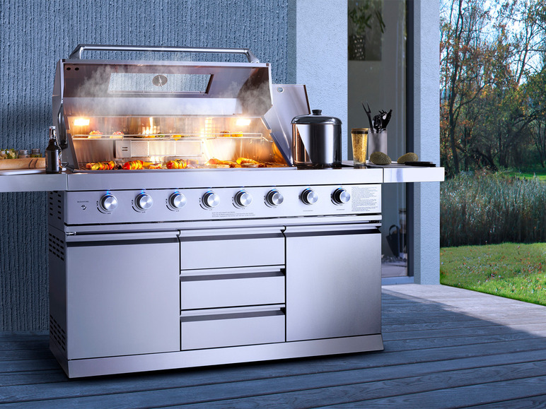 buschbeck Outdoorküche »Bristol«, 6 + 2 Brenner, 31,2 kW buschbeck Outdoorküche »Bristol«, 6 + 2 Brenner, 31,2 kW