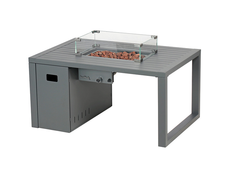 buschbeck Loungetisch und Feuerstelle »Lagos«, B 115 x T 75 x H 58,5 cm, grau