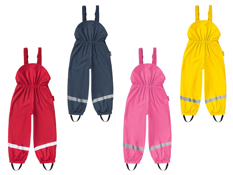 Playshoes Kleinkinder Kinder Regenlatzhose mit Reflektoren  Playshoes Kleinkinder Kinder Regenlatzhose mit Reflektoren