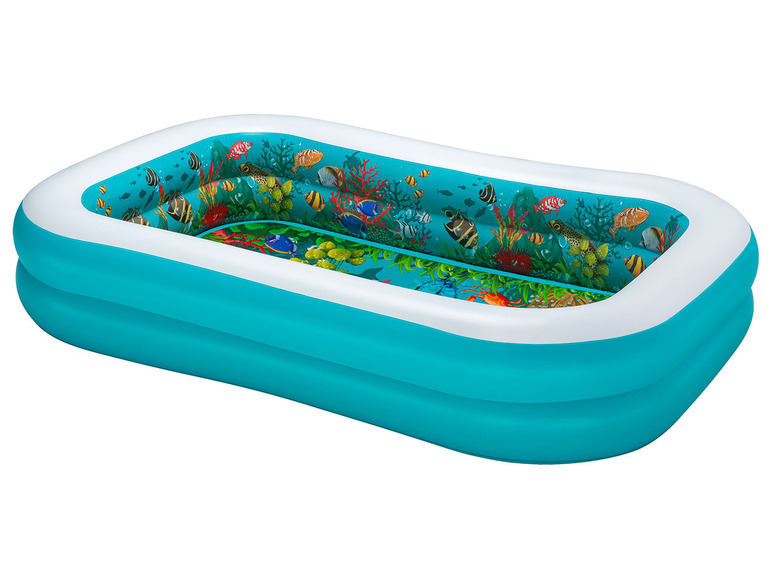 Bestway Family Pool 3D Abenteuer 262 x 175 x 51 cm, eckig