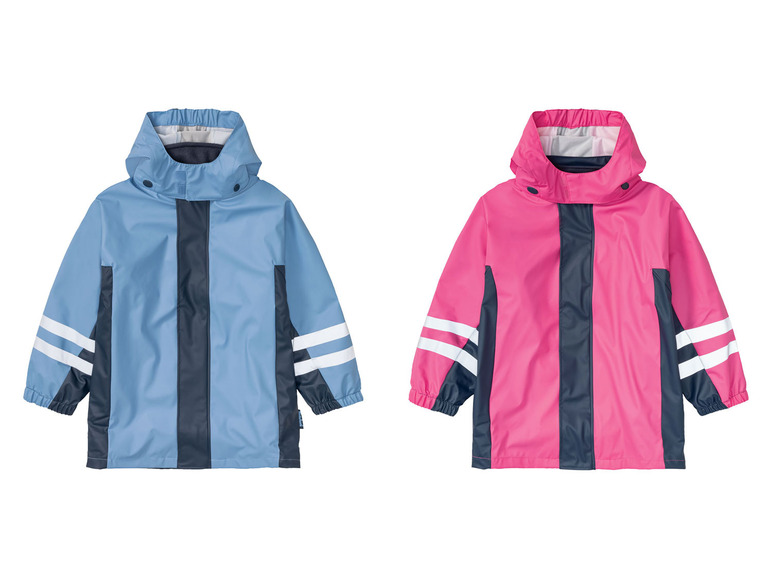 Playshoes Kleinkinder Regenjacke mit Fleece-Innenjacke