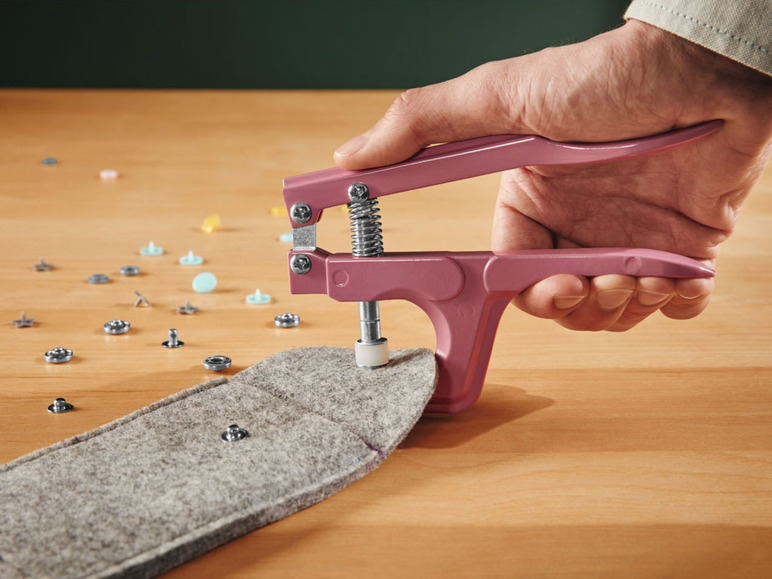 crelando® Druckknopfset, Kunststoff, mit Zange