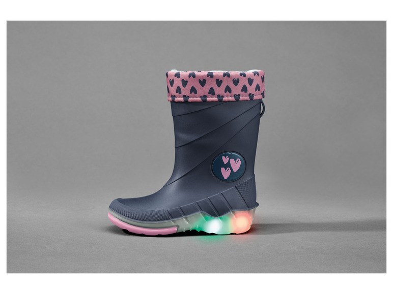 lupilu® Kleinkinder Regenstiefel mit coolem Blink-Effekt