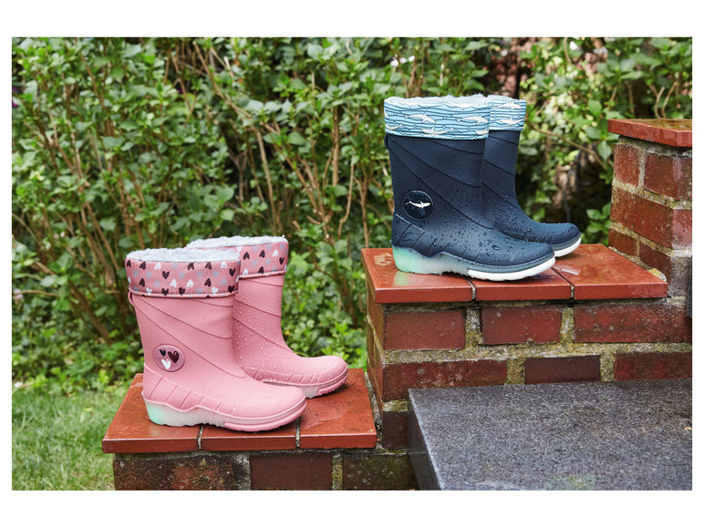 lupilu® Kleinkinder Regenstiefel mit coolem Blink-Effekt