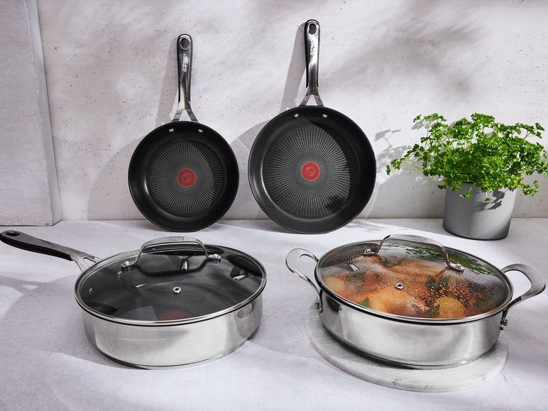 Jamie Oliver by Tefal Edelstahl-Pfanne, Ø 28 cm