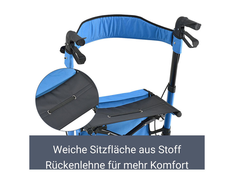 Juskys Aluminium Rollator »Vital«, klappbar