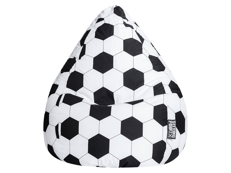 SITTING POINT Bean Bag Fußball/Kicker in klassischer Tropfenform